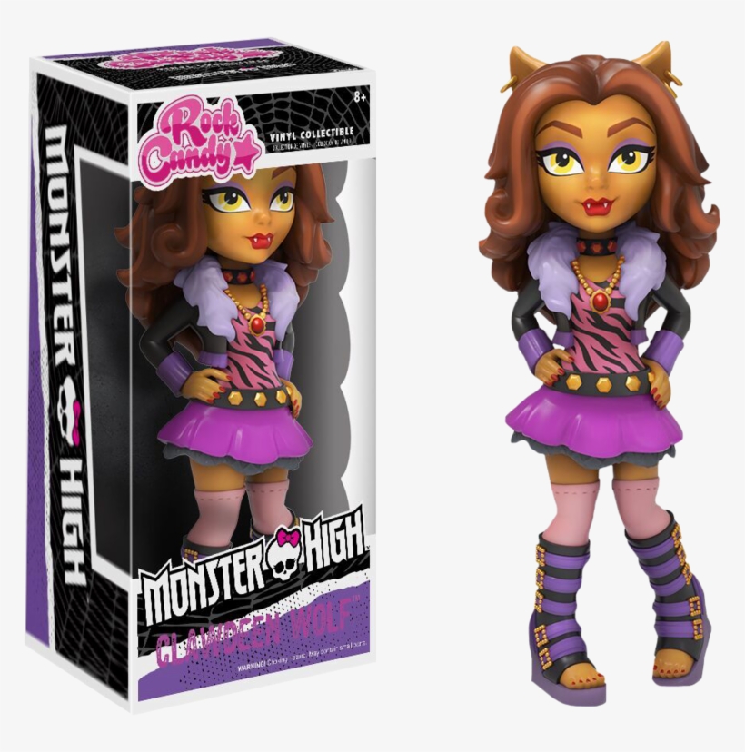 Clawdeen Wolf Rock Candy 5” Vinyl Figure - Funko Rock Candy Monster High, transparent png #9488606