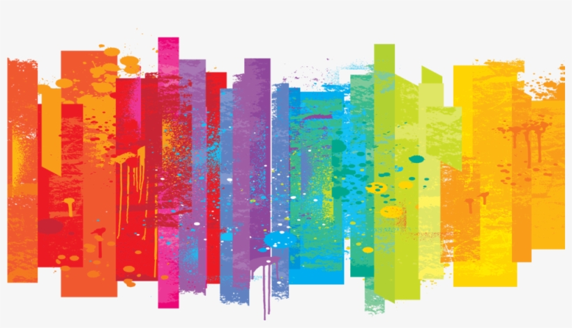 Rainbow-background - Graphic Texture, transparent png #9488612