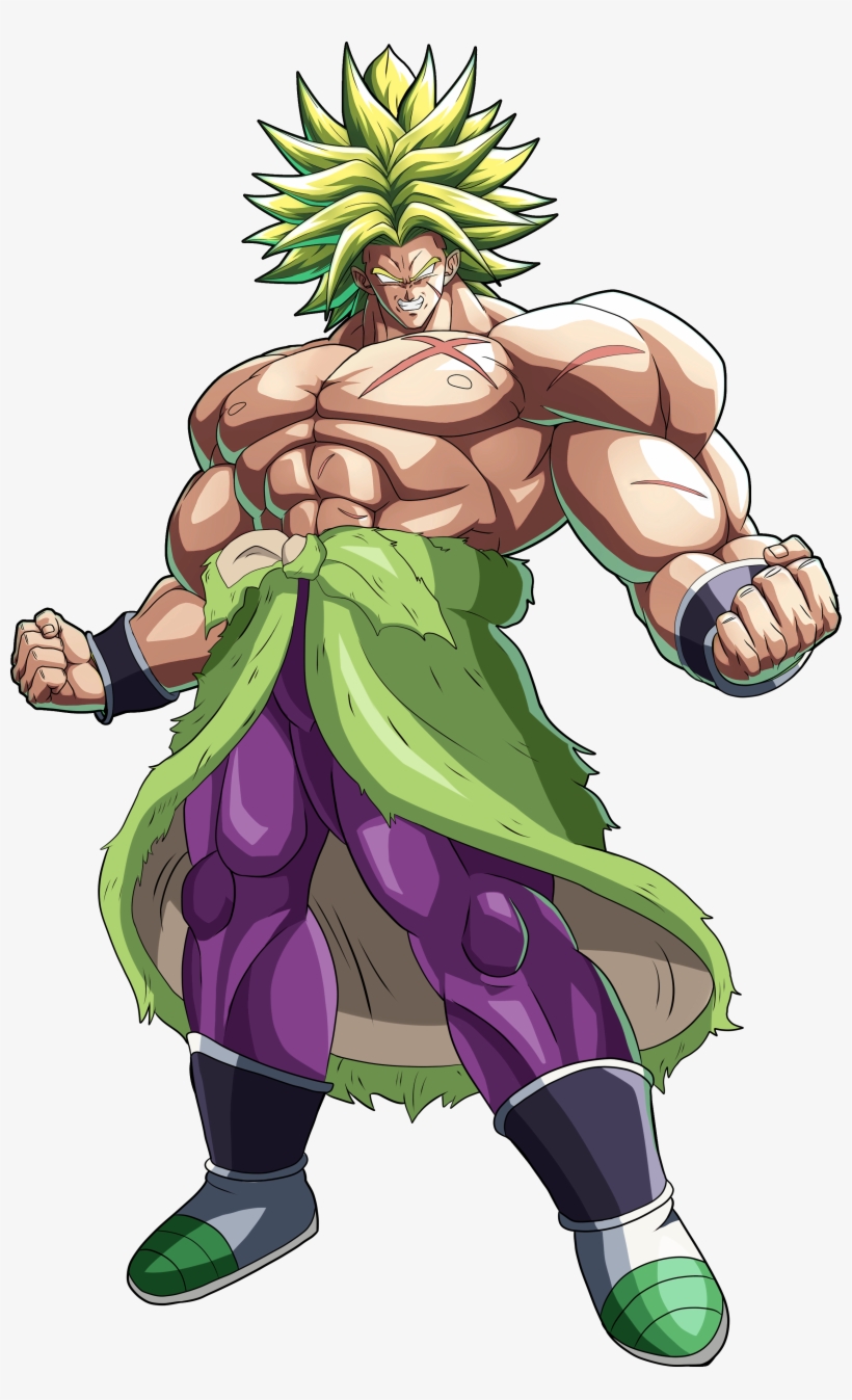 Fanartmade A Dbs Edit For Broly's Fighterz Render, transparent png #9489907
