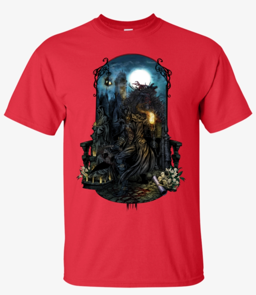 Bloodborne T Shirt & Hoodie - Hunt Bloodborne, transparent png #9490511