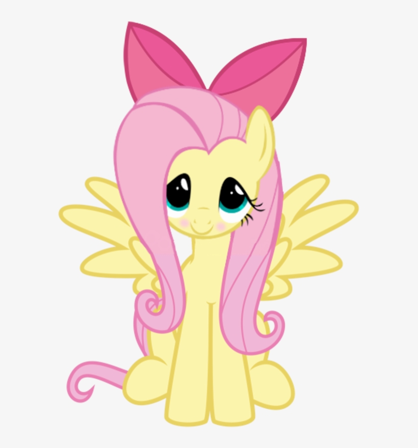 My Little Pony - My Little Pony Fluttershy Bow, transparent png #9490591
