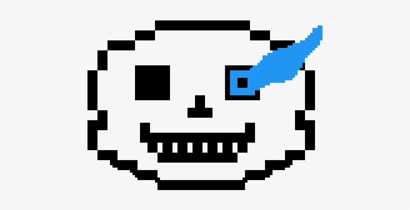 Just Some Sans Battle Faces I Made - Sans Face Pixel Art Maker - Free  Transparent PNG Download - PNGkey