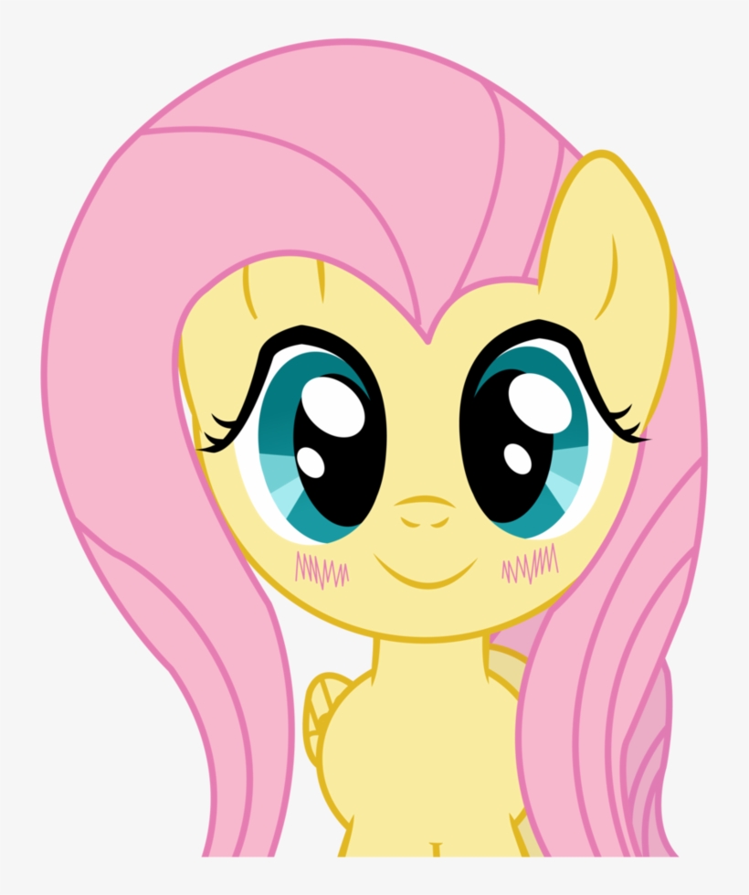 Kawaii Fluttershy By Vocapony On Clipart Library - Fluttershy Kawaii, transparent png #9490852