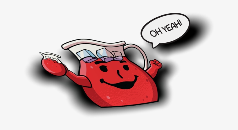 Kool Aid Oh Yeah Peeker Sticker - Cartoon, transparent png #9491708