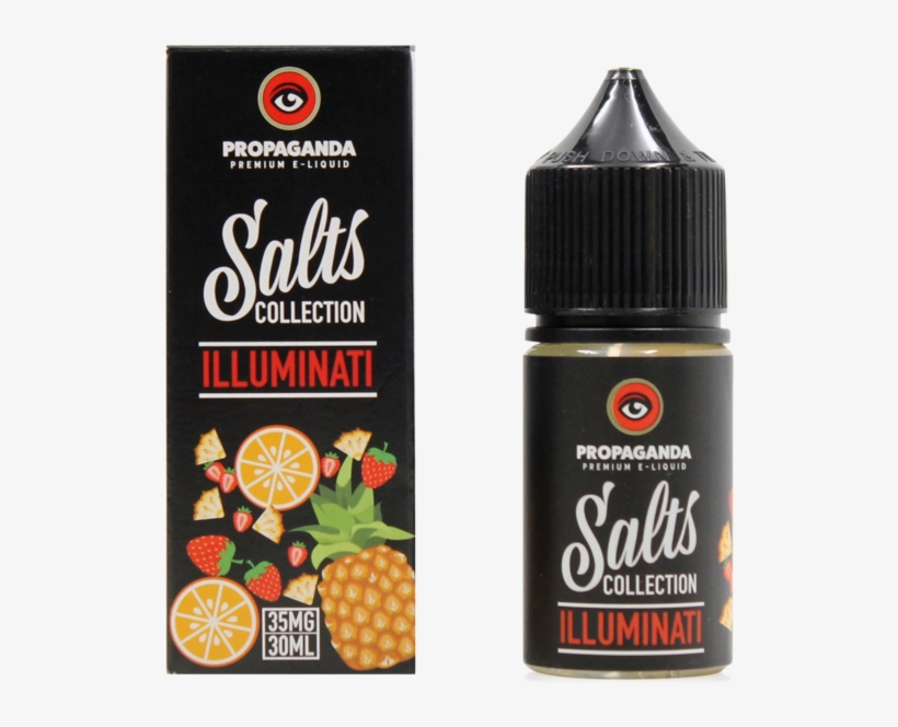 Propaganda Salts - Illuminati - Salt Nic Vape Juice, transparent png #9492394