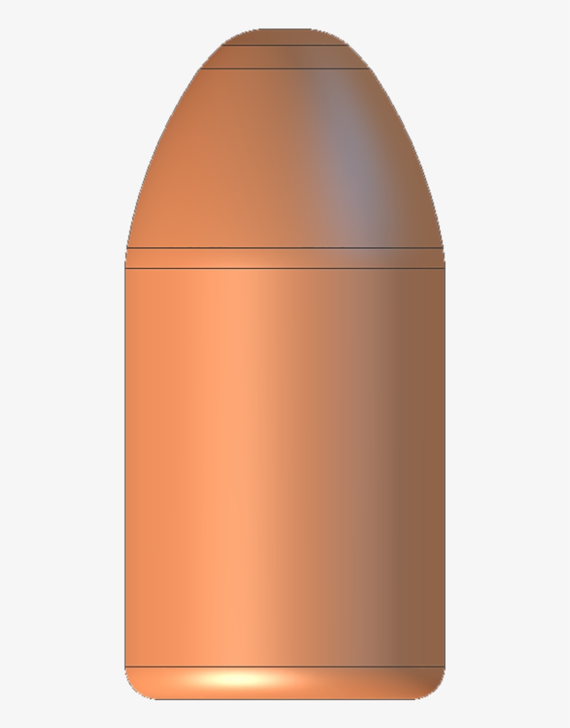 30 Cal 110gr Round Nose - Lipstick, transparent png #9492657