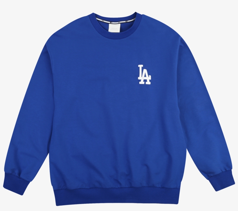 La Dodgers Overfit Simple Logo Sweatshirt - Sweatshirt, transparent png #9492973