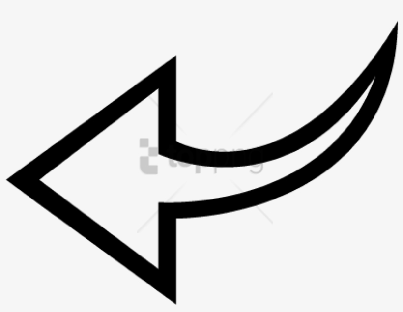 Free Png White Arrow Back Png Image With Transparent - White Arrow Png Left, transparent png #9493076