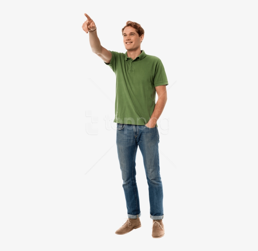 Download Men Pointing Left Png Images Background - Men Pointing Png, transparent png #9493137