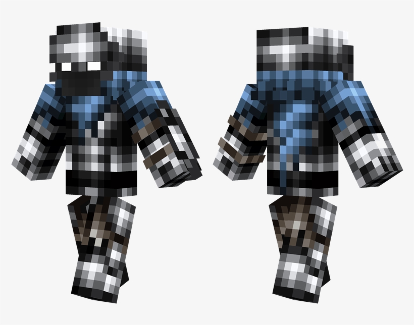 Bedrock Armor - Minecraft Bedrock Skin, transparent png #9493142