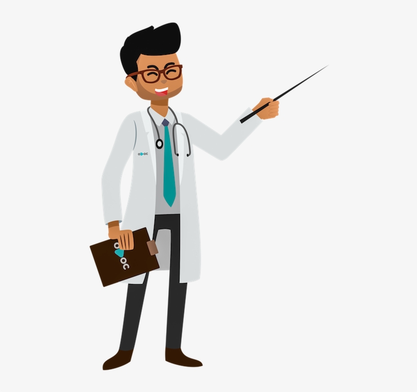 Doctor Pointing Website Banner, transparent png #9493201