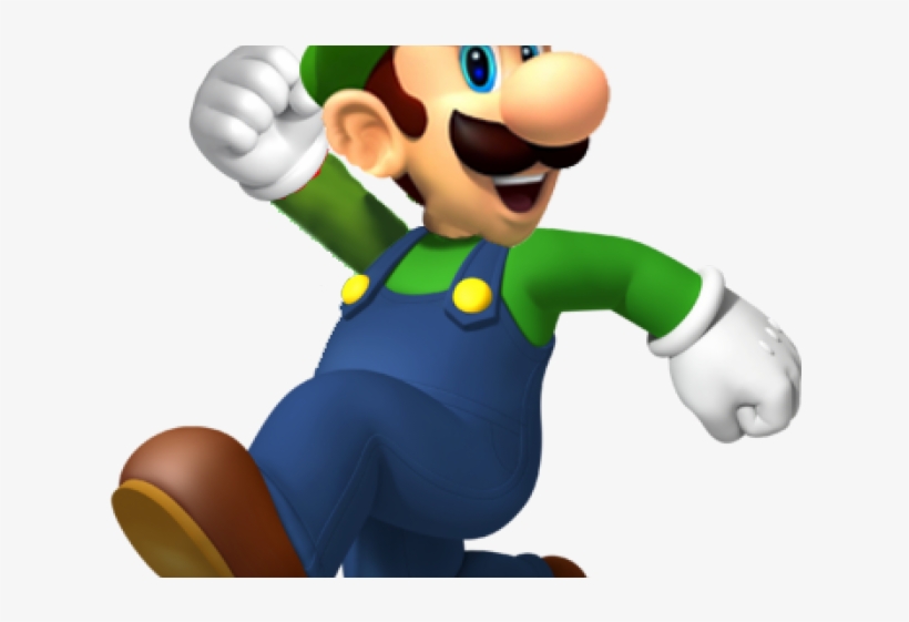 Super Mario Clipart Jumping - Mario Party Island Tour Luigi, transparent png #9493240