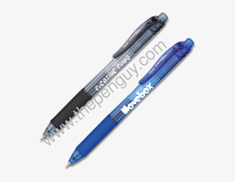 Energel-x Needle Tip Retractable Roller Gel Ink Pen - Calligraphy, transparent png #9493640