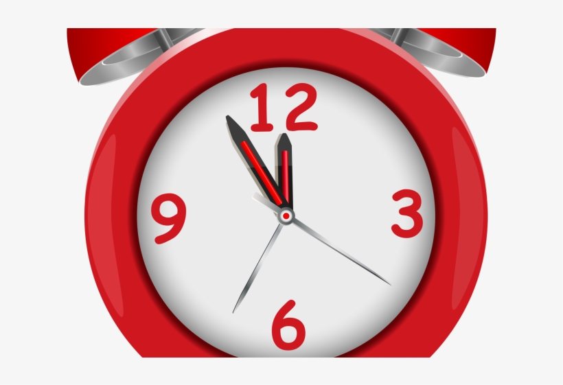 Clock Clipart Emoji - Clock Red Png, transparent png #9493931