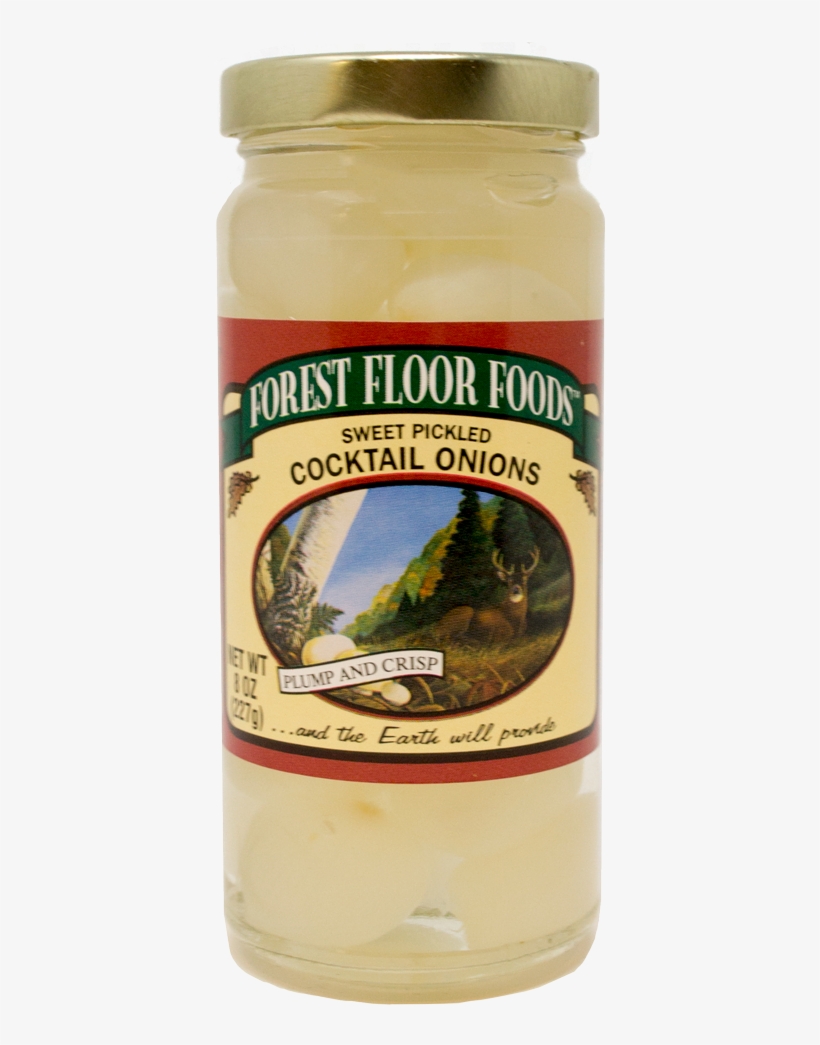 Forest Floor Sweet Cocktail Onions - Bottle, transparent png #9494271