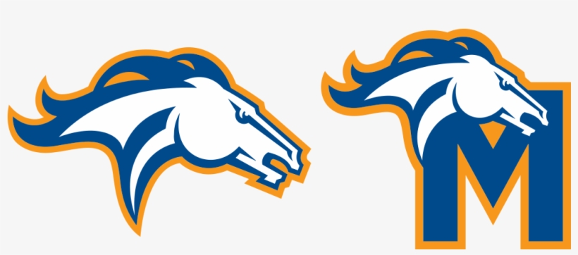 Milton Mustang Sports Branding Logo And “m” Typography - Milton Academy Hockey Logo, transparent png #9494743