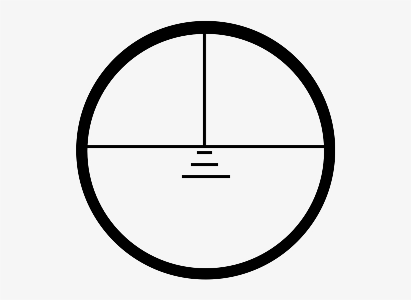 Crosshair Rubber Stamp - Leica 3 12x50 Eri Reticle, transparent png #9495455