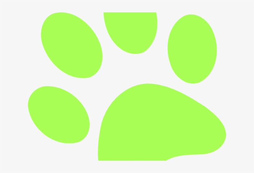 Neon Clipart Dog Paw - Circle, transparent png #9496285
