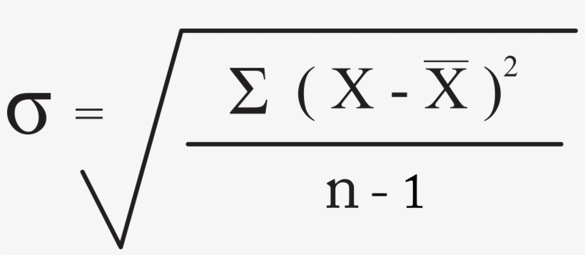 The Formula For Standard Deviation - Parallel, transparent png #9496465