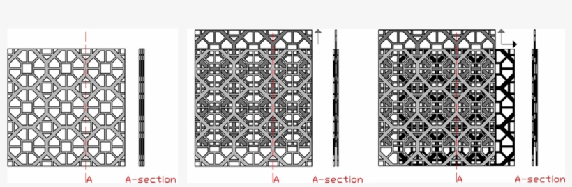 Schematic Drawing Of The Shading System The Geometrical - Motif, transparent png #9496558