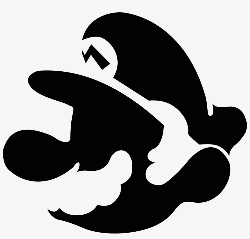 stencil mario stencils free transparent png download pngkey