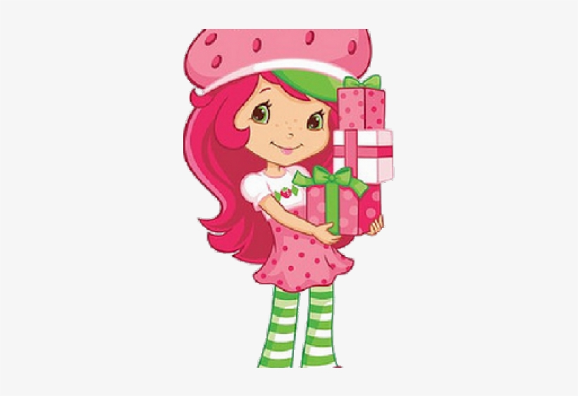 Strawberry Shortcake Holding Cake, transparent png #9496779