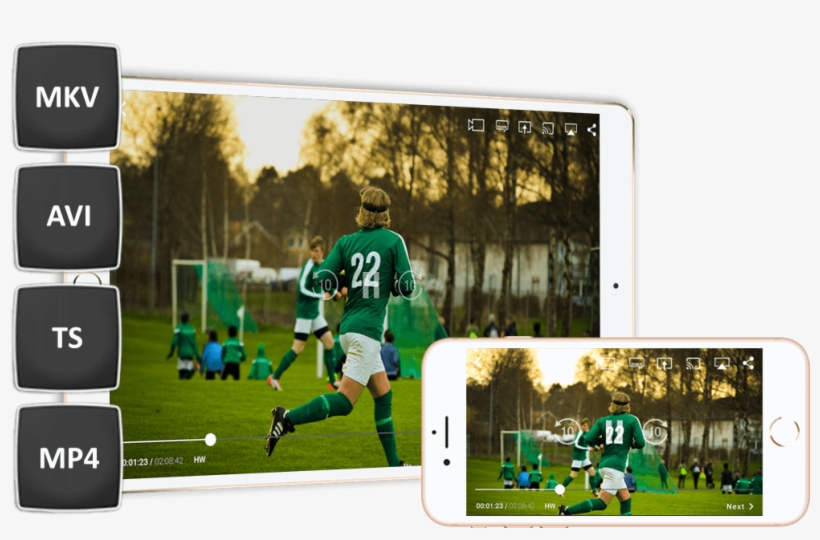 Play All Video Formats - Kick Up A Soccer Ball, transparent png #9496950