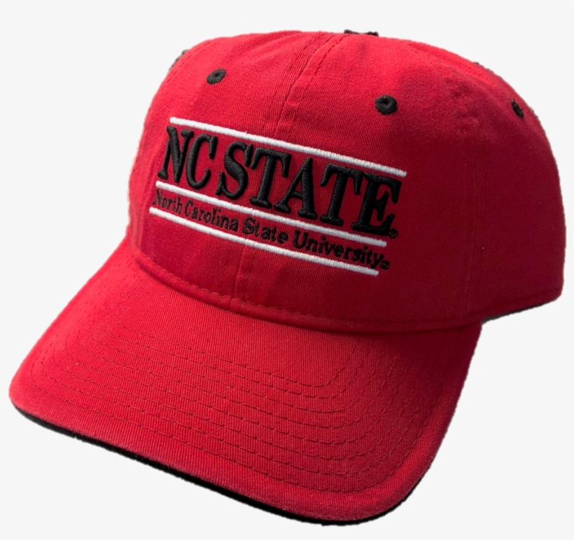 Nc State Wolfpack Red Nc State Bar Design Hat - Baseball Cap, transparent png #9497465