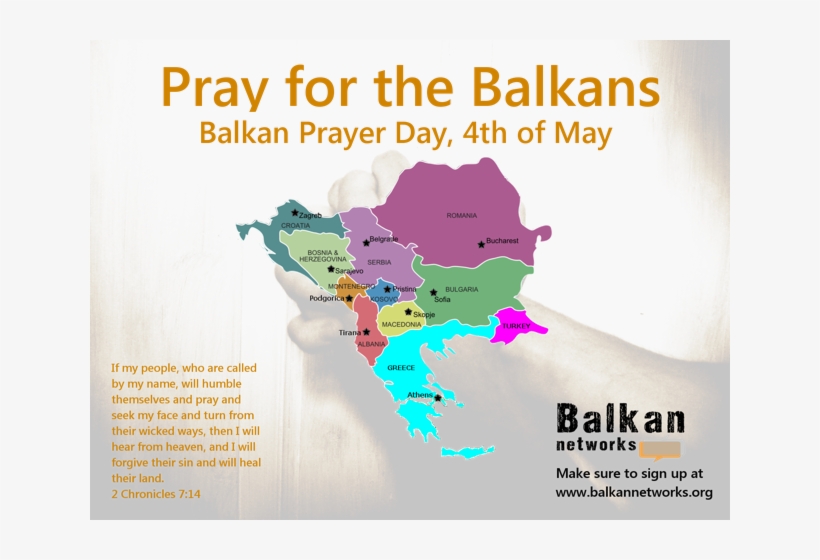 A Day To Pray For The Balkansadam Heather - Balkan Peninsula Map, transparent png #9497741