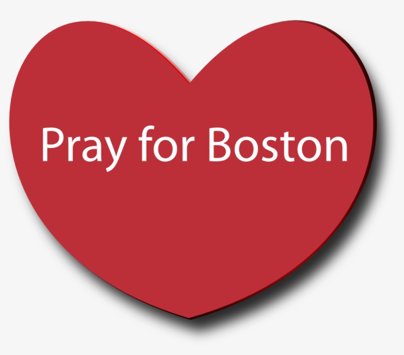 Pray For Boston Heart 10 999px 95 - Heart, transparent png #9497791