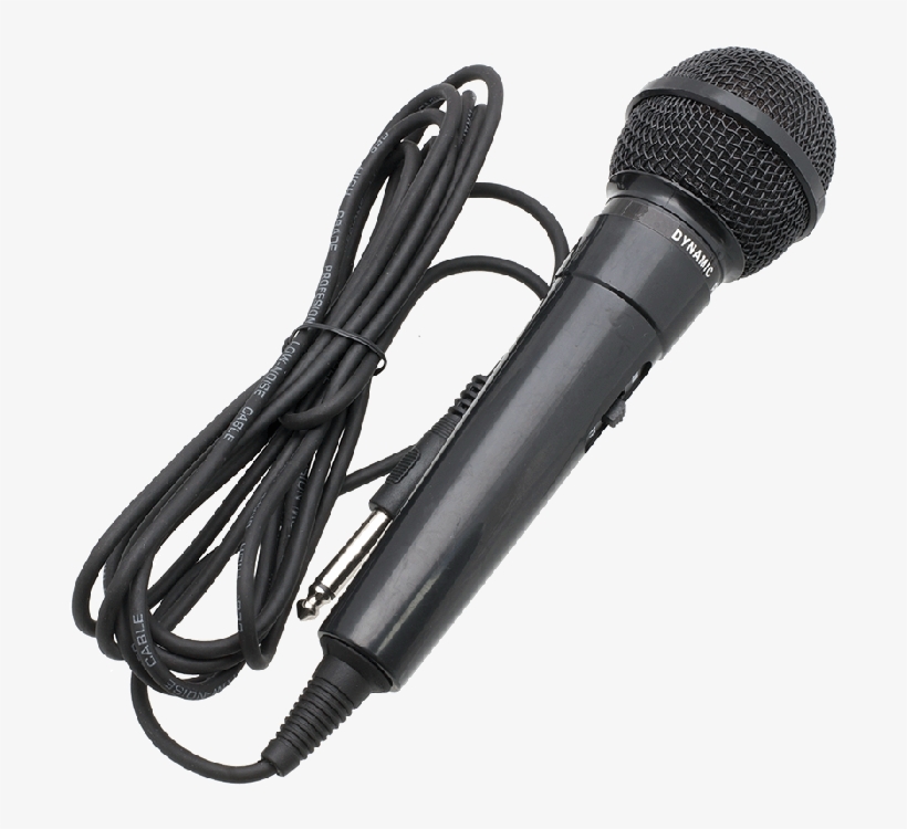 Handheld Dynamic Microphone - Cable, transparent png #9498255