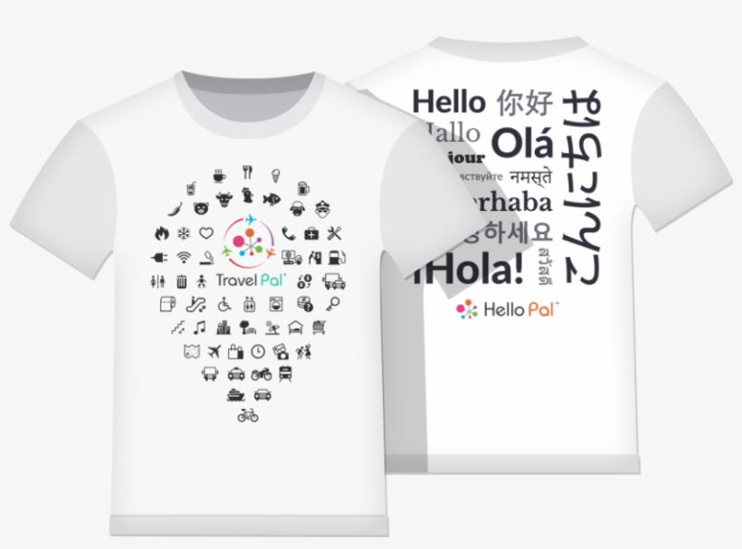 Travel Pal T-shirt - Tee Shirt Travel Icon, transparent png #9498387
