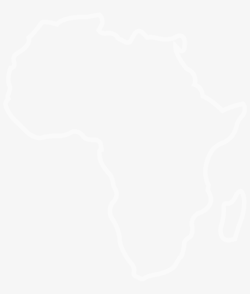 Africa Outline Amy - Johns Hopkins White Logo, transparent png #9498665