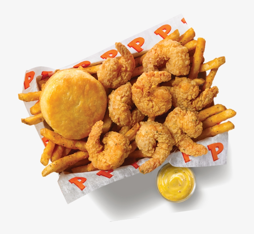 Popeyes Hawaii Home - Popeyes Southern Butterfly Shrimp Cajun Surf N Turf, transparent png #9498756