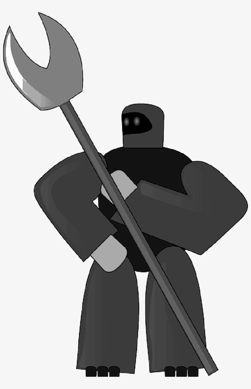 Executioner Hero Knight Battle Axe - Clip Art, transparent png #9499511