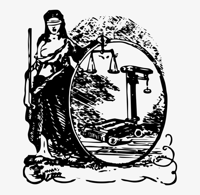 Lawyer Clipart Rule Law - Logos De Abogados De Justicia, transparent png #9499686