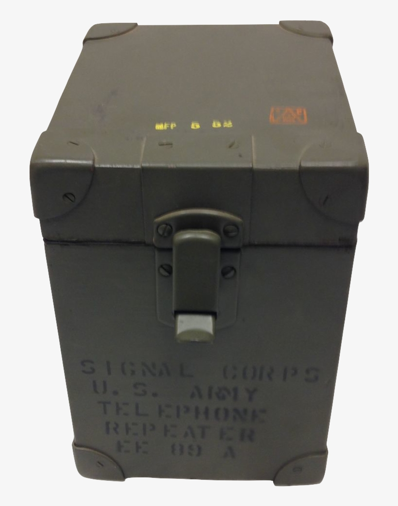 Geninuine Wwii Wooden Us Army Telephone Repeater Box - Box, transparent png #9499824