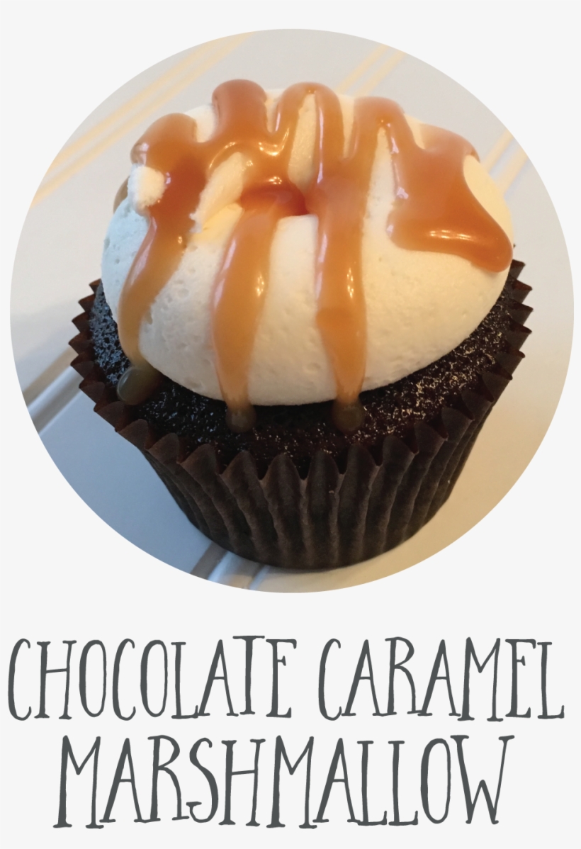 Chocolate Caramel Marshmallow - Cupcake, transparent png #950192