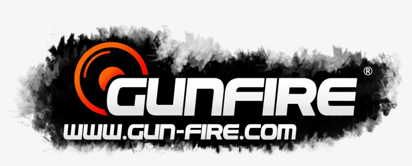 Connect With Gunfire Gunfire Logo-eng Czarnetło - Gunfire, transparent png #950561