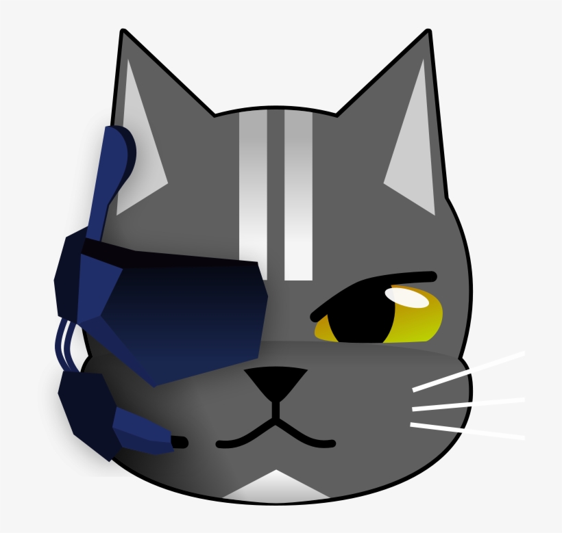 Futuristic Cat Free Vector - Futuristic Cat, transparent png #950826