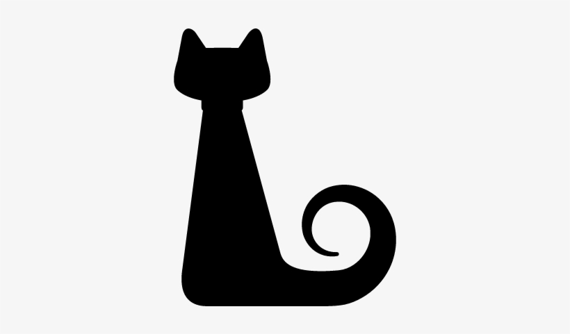 Halloween Black Cat Vector - Cat Vector, transparent png #950909