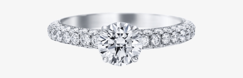Diamond Engagement Fine Jewelry Harry Winston Attraction - Ring, transparent png #951279
