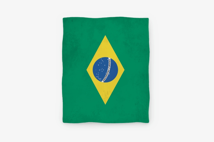 Flag Of Brazil Blanket Blanket - Brazil Flag, transparent png #951447