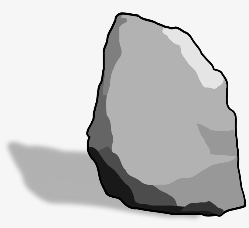 Stone Cartoon Clipart - Stone Clip Art Free, transparent png #951448