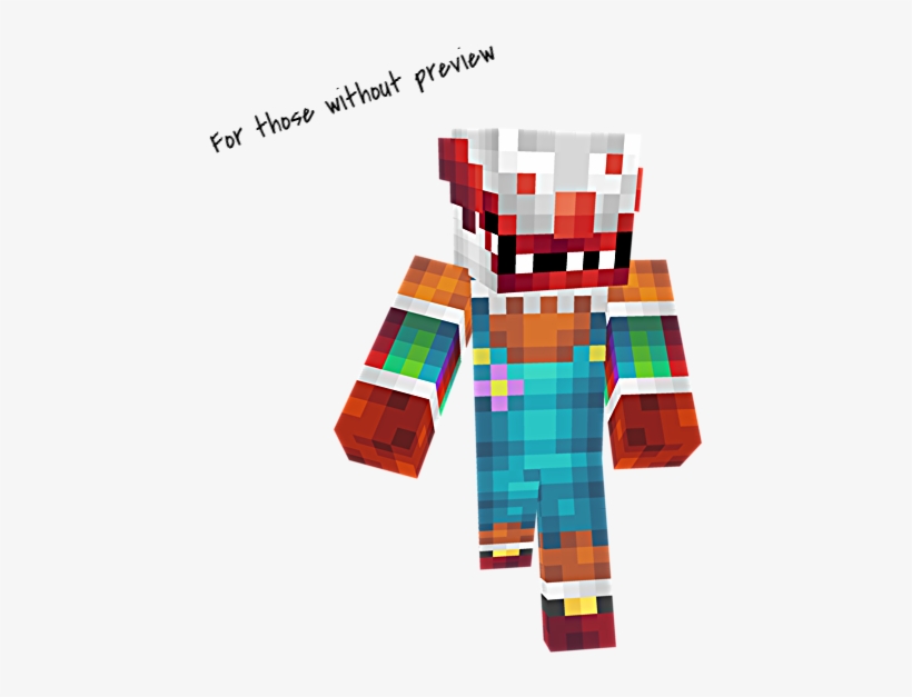 Kfkzbocpng - Minecraft Clown, transparent png #951467