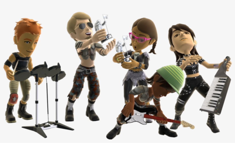 Rock Band Png Pic - Xbox Live Avatar Png, transparent png #951548