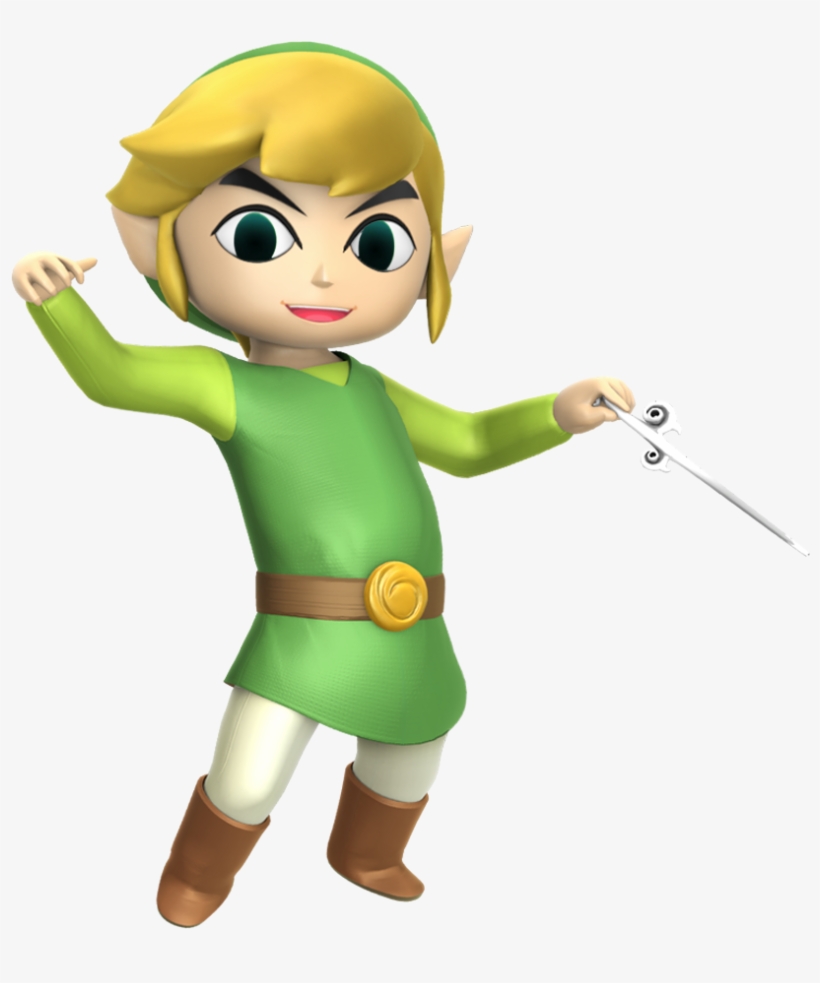 Toon Link Hyrule Warriors Style By Nibroc Rock-d98w7hd - Toon Link Render, transparent png #951772