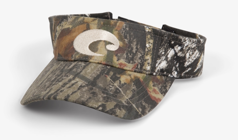 Costa Del Mar Costa Cotton Visor In Camo-mossy Oak - Costa Del Mar Cotton Visor - One Size Fits All - Black, transparent png #951833