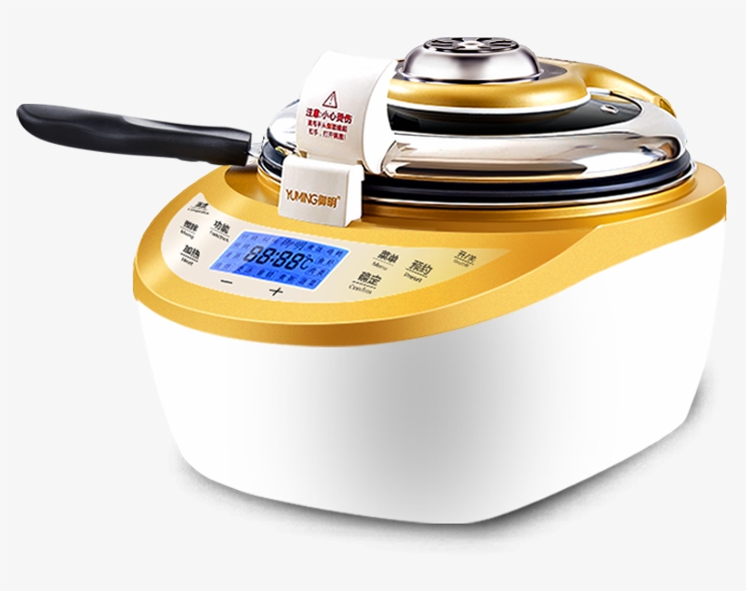 Yu Ming Automatic Cooking Machine Home Automatic Intelligent - Wok, transparent png #951835