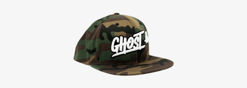 Ghost Logo Camo Snapback - Baseball Cap, transparent png #951854